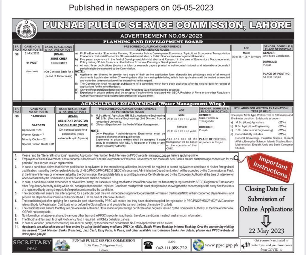 PPSC Jobs